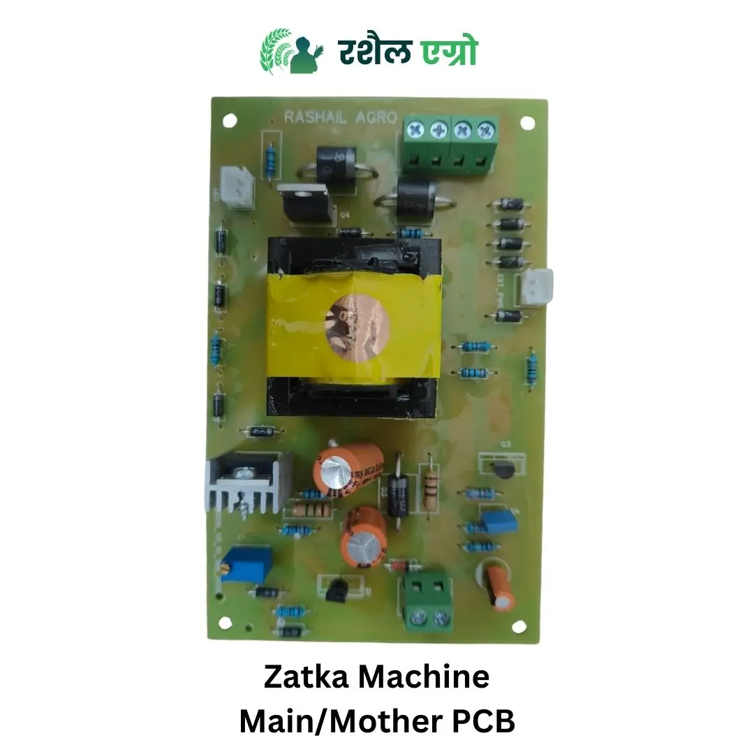 Rashail Complete PCB Kit for Solar Zatka Machine & Fence Energizer | Main PCB + Siren & Solar Charging PCB with Keltron Capacitors