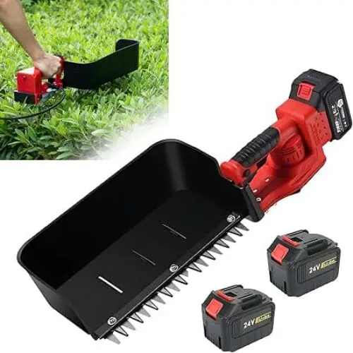 Rashail Agro 21V 350W Cordless Tea Leaf Harvester with Dual Lithium-Ion Batteries & Charger | Electric Tea Plucking Machine